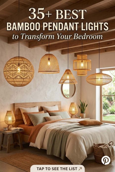 35+ Best Bamboo Pendant Lights To Transform Your Bedroom