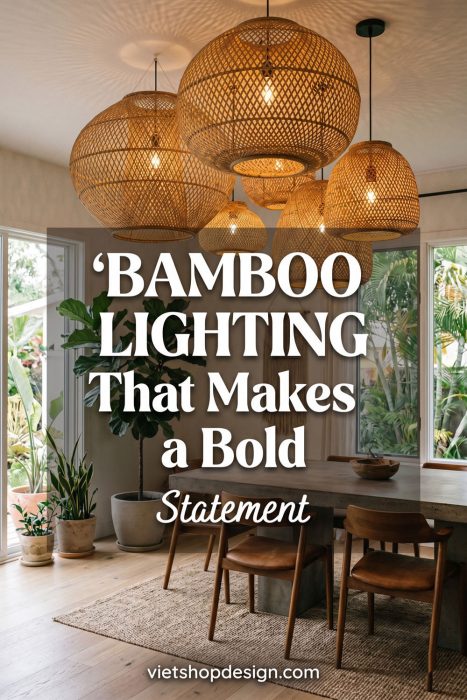 Bamboo Lighting That Makes A Statement For Everyroom