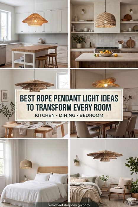 Best Rope Pendant Light Ideas To Transform Every Room