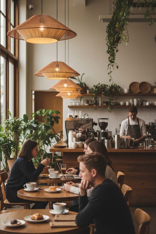 Cafe Cone Hemp Rope Pendant Lamp - Warm & Instagrammable
