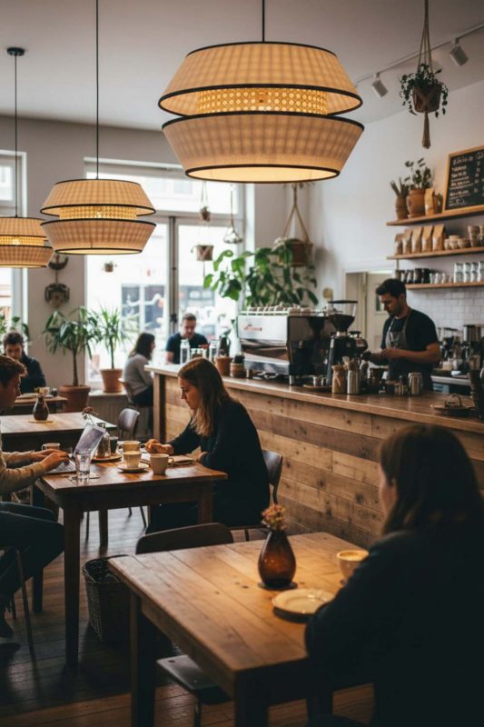 Cafe Double Shade Pendant Light - Warm & Instagrammable
