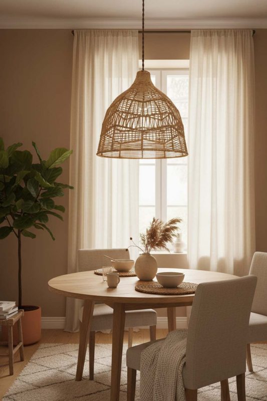Cozy Paper Rope Pendant Light B - Comfort First