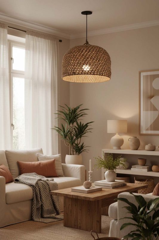 Cozy Vintage Hemp Rope Pendant Light - Comfort First