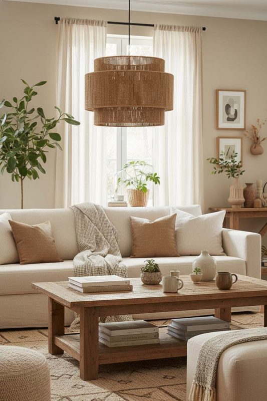 Cozy Wicker Rope Lantern - Peaceful Living