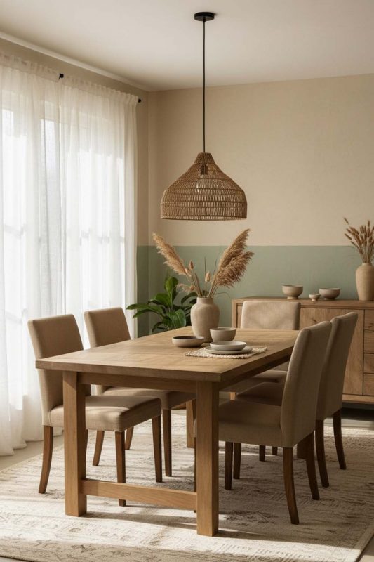 Dining Room Bell Shape Hemp Rope Pendant Light - Perfect Gathering Space