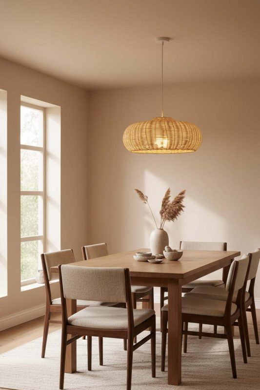 Dining Room Galaxy Wide Shape Pendant Light - Perfect Gathering Space