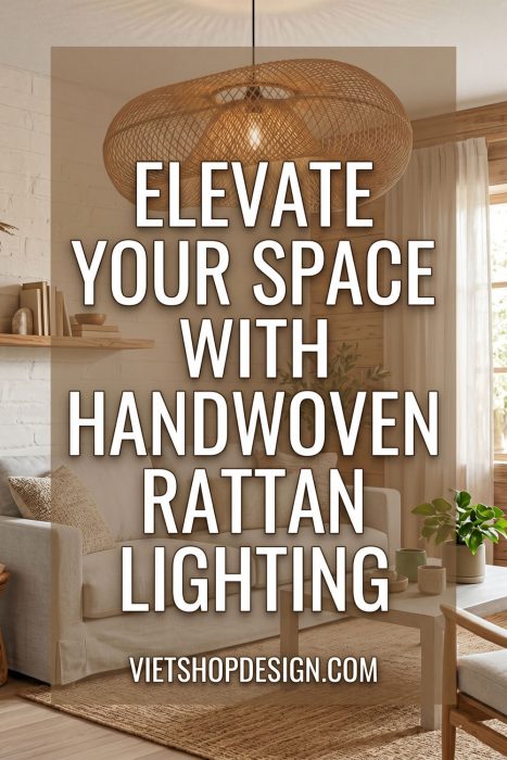 Elevate Your Space With Handwoven Rattan Lighting
