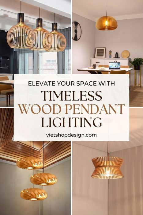 Elevate Your Space With Timeless Wood Pendant Lighting