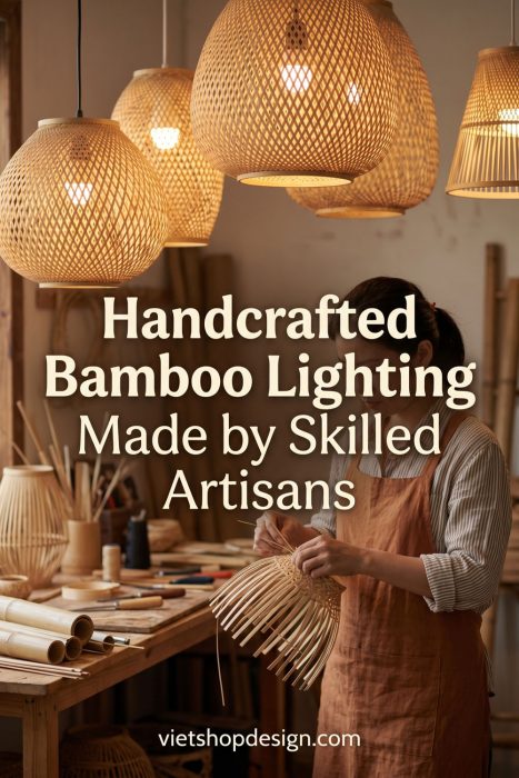 Every Bamboo Pendant Is Crafted By Skilled Artisans