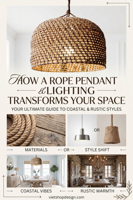 How A Rope Pendant Lighting Transforms Your Space