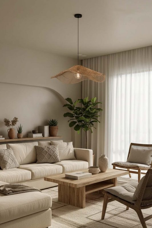 Living Room Cluster Lotus Leaf Pendant Light - Stylish & Modern