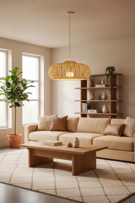 Living Room Galaxy Wide Shape Pendant Light - Aesthetic & Trendy