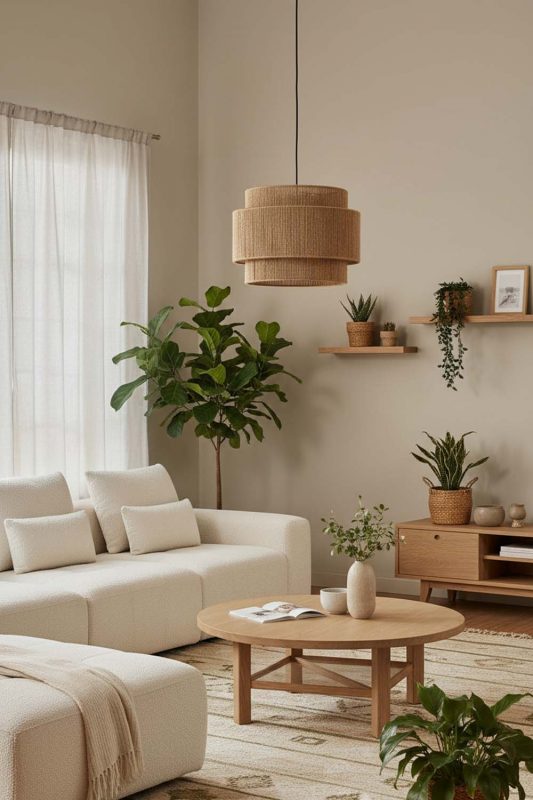 Living Room Wicker Rope Lantern - Aesthetic & Trendy