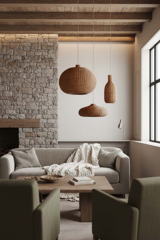 Modern Rustic Galaxy Multi Pendant Light - Warm & Rustic Charm