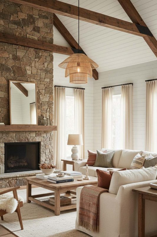 Modern Rustic Pagoda Shape Bamboo Pendant Light - Rugged Yet Stylish