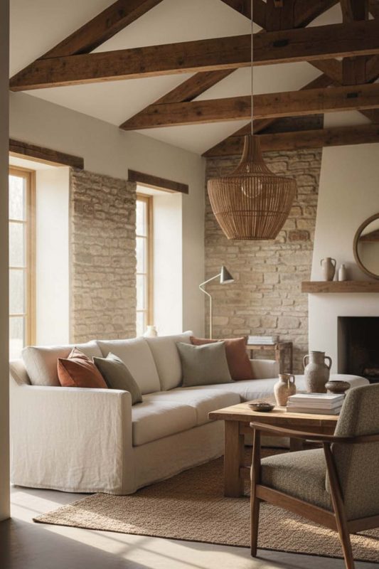 Modern Rustic Special Geometric Bamboo Pendant Light - Cabin-inspired Comfort
