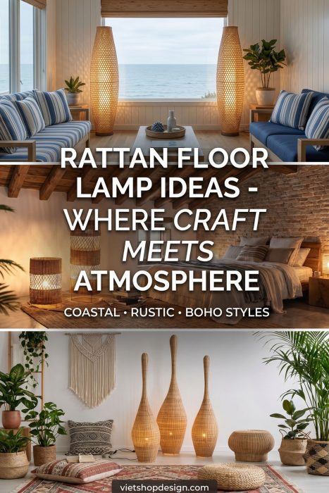 Rattan Floor Lamp Ideas - Where Craft Meets Atmosphere