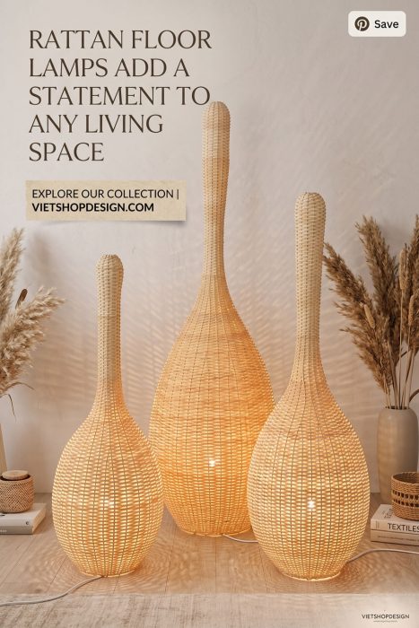 Rattan Floor Lamps Add A Statement To Any Living Space