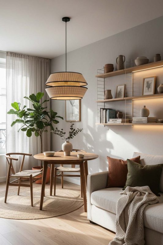 Small Space Double Shade Pendant Light - Small But Mighty