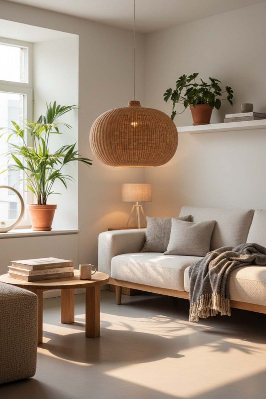 Small Space Galaxy Round Pendant Light - Clever & Functional