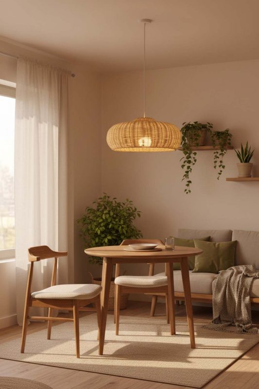 Small Space Galaxy Wide Shape Pendant Light - Minimal & Efficient