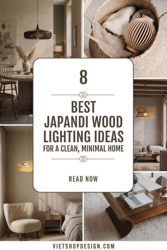 8 Best Japandi Wood Lighting Ideas For A Clean, Minimal Home - Cozy Home Decor Inspiration