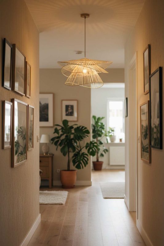 Hallway Bamboo 3 Tier Pendant Light - Clean & Modern