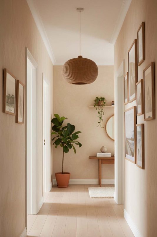 Hallway Galaxy Round Pendant Light - Elegant Flow