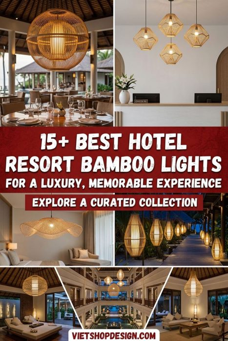 Hotel & Resort Bamboo Lights For A Luxury, Memorable Experience