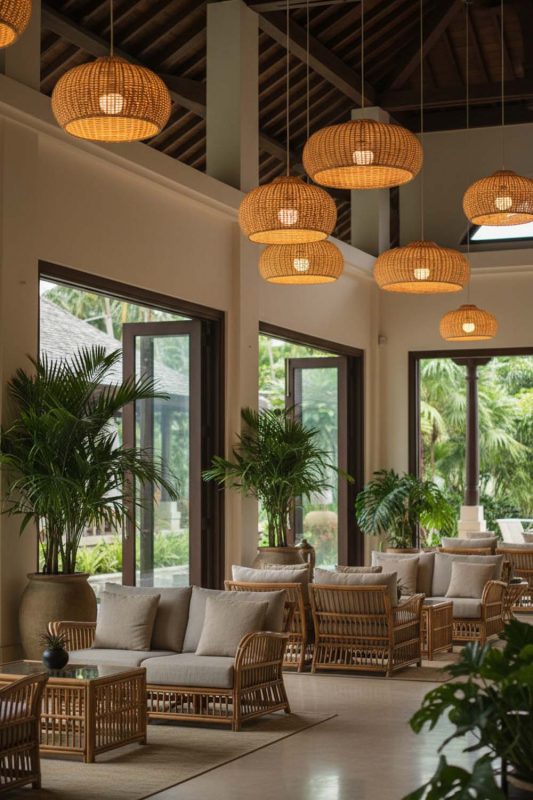 Hotel & Resort Galaxy Wide Shape Pendant Light - High-end Experience
