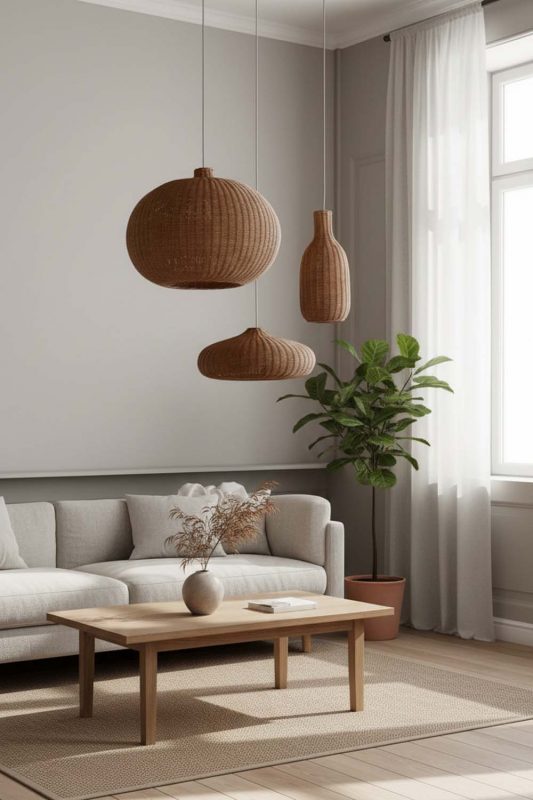 Japandi Galaxy Multi Pendant Light - Minimal & Calm