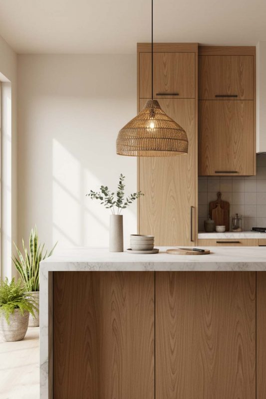 Kitchen Bell Shape Hemp Rope Pendant Light - Fresh & Inviting