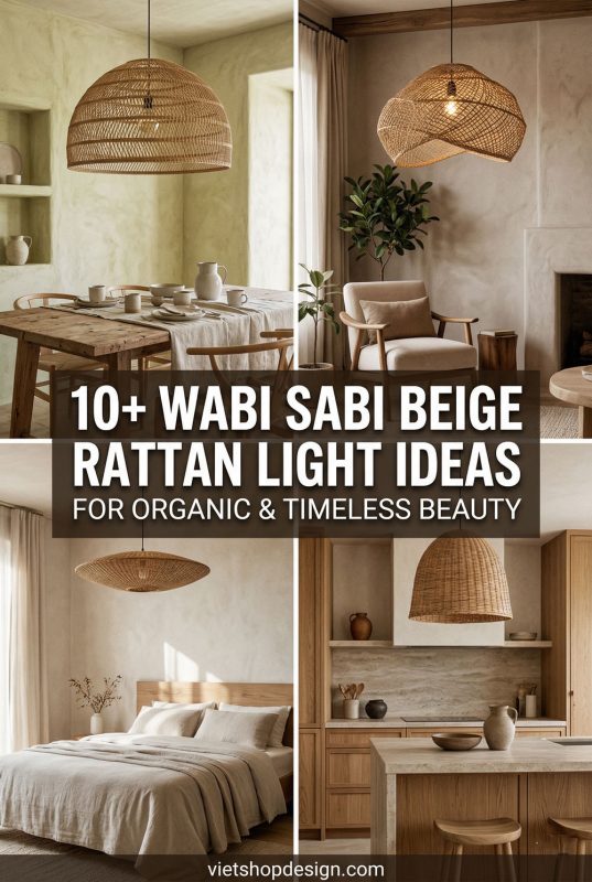 10+ Wabi Sabi Beige Rattan Light Ideas For Organic & Timeless Beauty - Organic & Timeless Decor Ideas