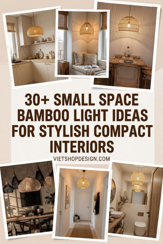 30+ Small Space Bamboo Light Ideas For Stylish Compact Interiors - Smart Small Space Decor Ideas