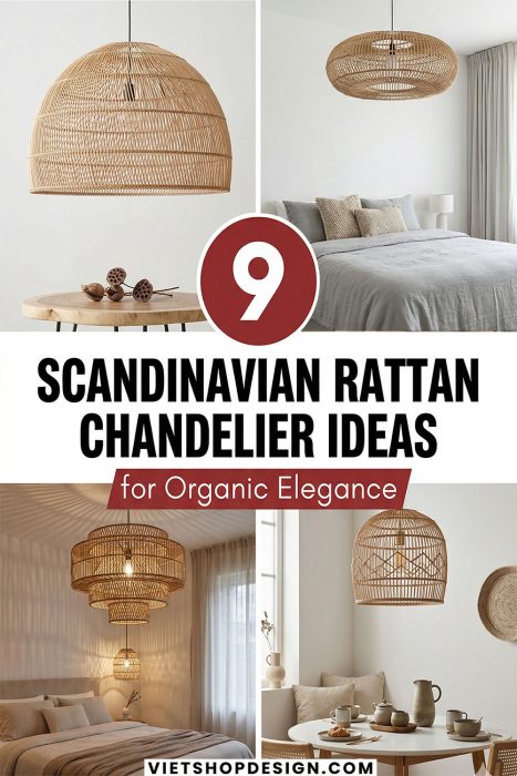 9 Scandinavian Rattan Chandelier Ideas For Organic Elegance