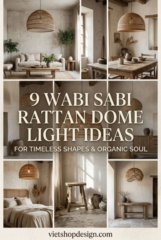 9 Wabi Sabi Rattan Dome Light Ideas For Timeless Shapes & Organic Soul - Organic & Timeless Decor Ideas