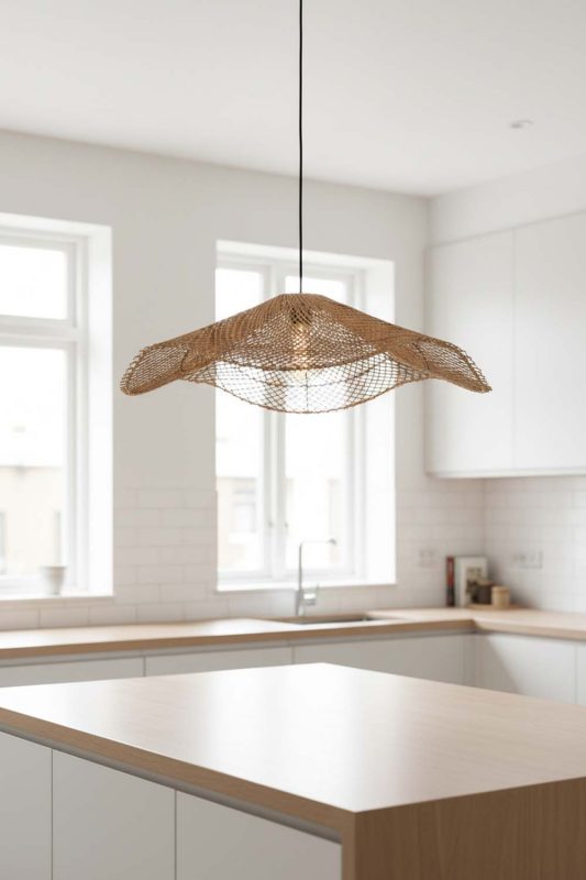 Kitchen Island Cluster Lotus Leaf Pendant Light - Sleek & Stylish
