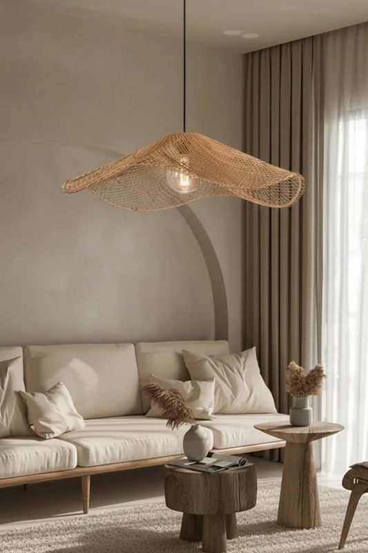 Living Table Cluster Lotus Leaf Pendant Light - Stylish & Cozy