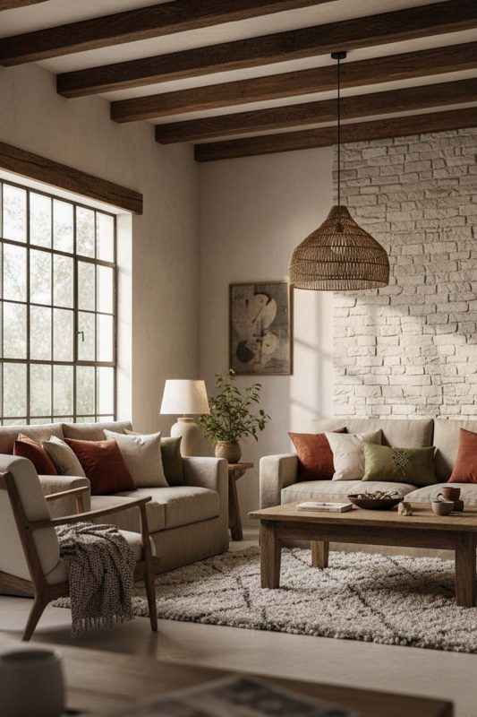 Organic Modern Bell Shape Hemp Rope Pendant Light - Earthy & Minimal