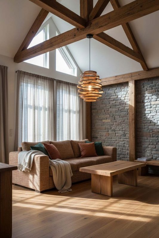 Organic Modern Rattan Beehive Pendant Light - Elegant Simplicity