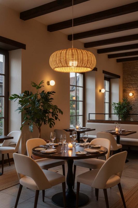 Restaurant Galaxy Wide Shape Pendant Light - Memorable Ambience