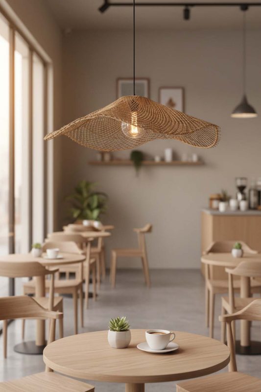 Restaurant Table Cluster Lotus Leaf Pendant Light - Upscale & Stylish