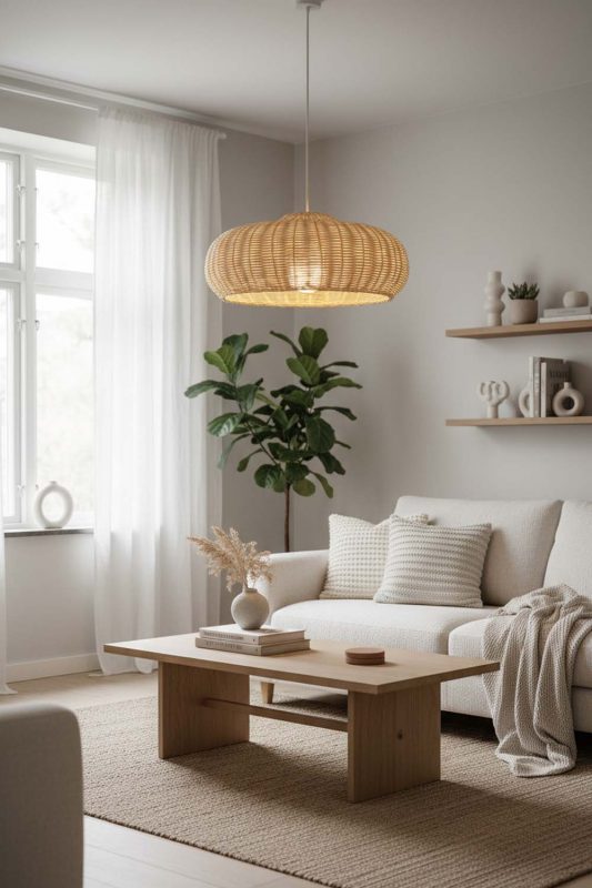 Scandinavian Galaxy Wide Shape Pendant Light - Modern Nordic Feel