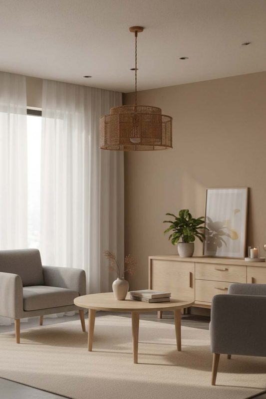 Scandinavian Paper Rope Pendant Light A - Clean & Minimal
