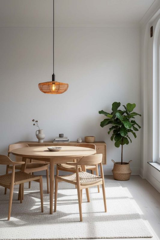 Scandinavian Retro Rattan Pendant Light - Soft & Cozy