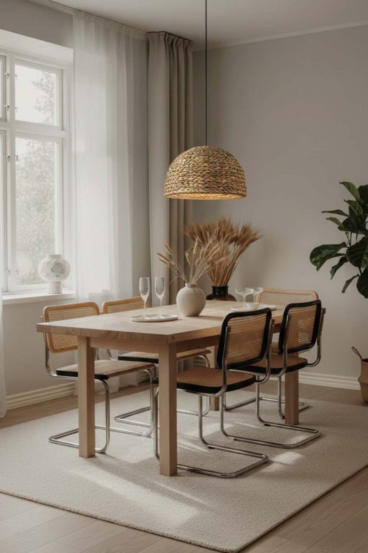 Scandinavian Water Hyacinth Hanging Light - Simple & Functional