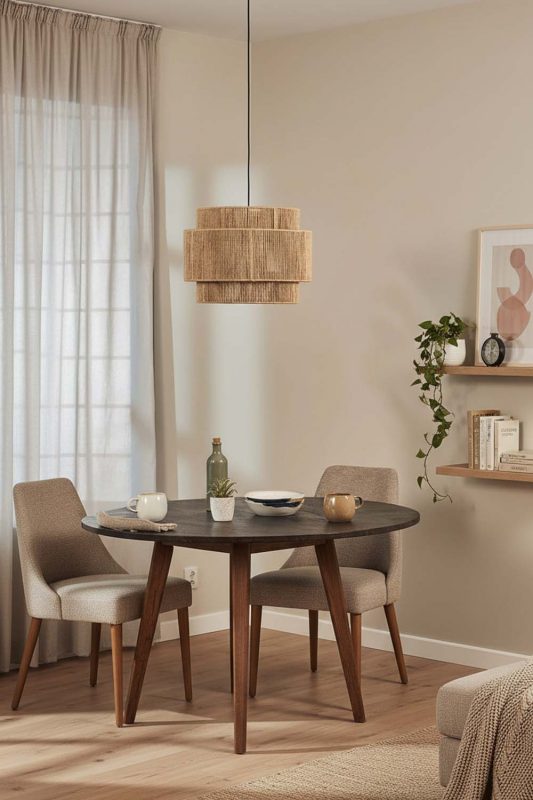 Small Space Wicker Rope Lantern - Minimal & Efficient