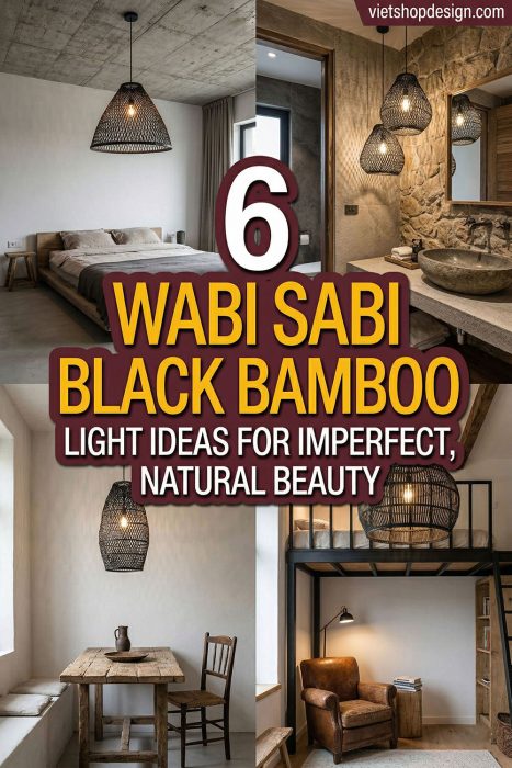 Wabi Sabi Black Bamboo Light Ideas For Imperfect, Natural Beauty