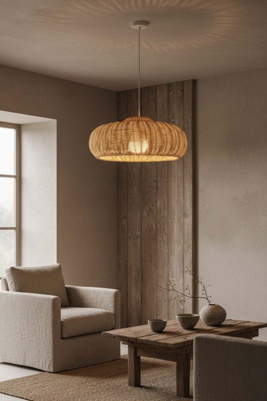 Wabi Sabi Galaxy Wide Shape Pendant Light - Timeless Simplicity