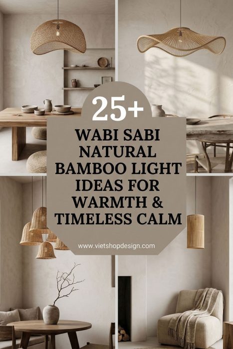 Wabi Sabi Natural Bamboo Light Ideas For Warmth & Timeless Calm